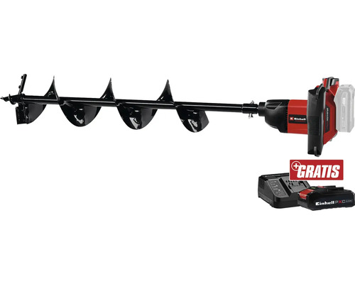 Einhell Akku-Erdbohrer mit Ladegerät und Akku als Gratis-Aktion
