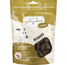 Yummeez Classic Bonies mit Geflügel, getreidefreie Hundesnacks in wiederverschließbarer Verpackung