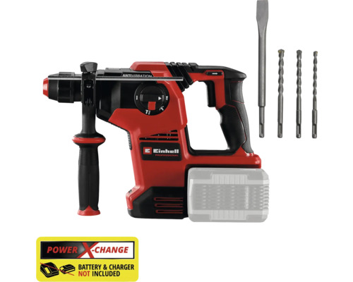 Akku - Bohrhammer Einhell SDS-plus 36 V - Einhell Akku-Bohrhammer mit Bohrern und Meißel