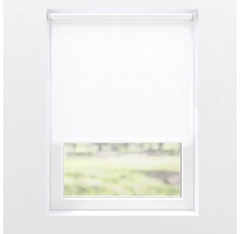 Weißes Rollo am Fenster