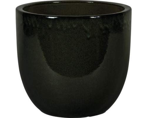 Pflanztopf Lafiora Oslo Ø 37 cm H 31 cm grün Keramik Pflanztopf für Zimmerpflanzen