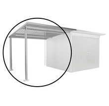 Metallcarport mit Stützen und Dach