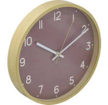 Wanduhr mit Holzrahmen und Zifferblatt