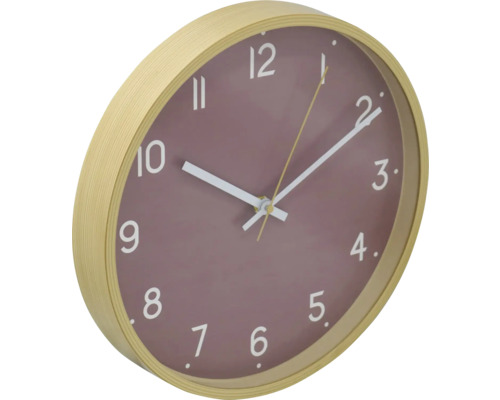 Wanduhr mit Holzrahmen und Zifferblatt