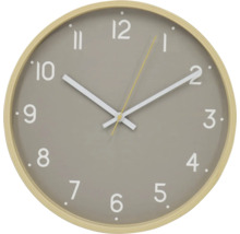 Runde Wanduhr mit Ziffernblatt und Zeitanzeige