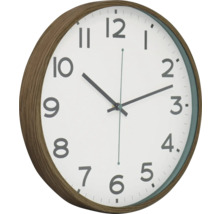 Wanduhr mit Holzrahmen und Ziffernblatt