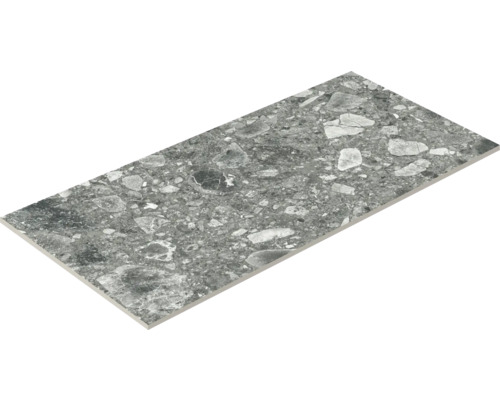 Graue Bodenfliese mit Steinoptik