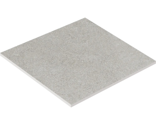 Feinsteinzeug Terrassenplatte Glower Grey rektifizierte Kante 60 cm x 60 cm x 2 cm Einzelne Fliese aus Steinzeug