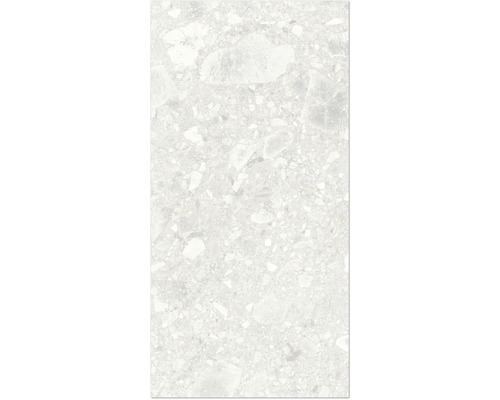 Nahaufnahme einer Bodenfliese mit gesprenkeltem Muster