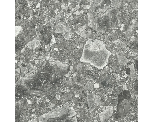 Graue Bodenfliese mit Steinstruktur