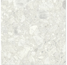 Graue Bodenfliese mit Steindekor