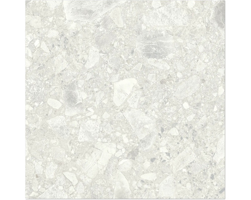 Graue Bodenfliese mit Steindekor