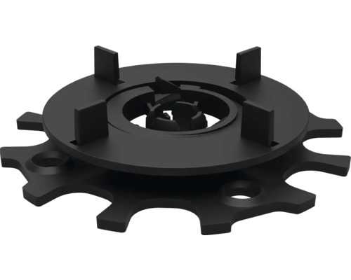 Terrassenlager Micro mit Fugenkreuz 15 - 22 mm Schwarzes Gartenbewässerungszubehör