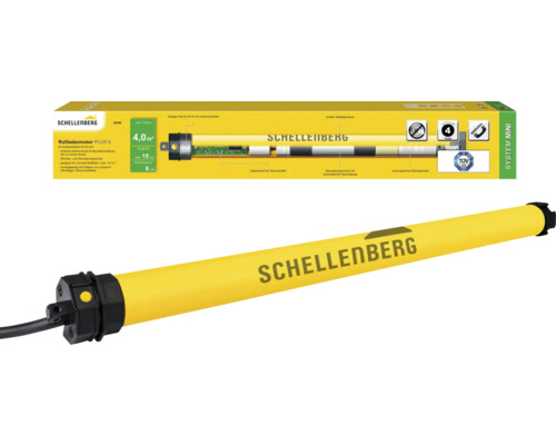 Rohrmotor PLUS Mini 6 Nm Schellenberg 20406 Zugkraft 15 kg Schellenberg Rollladenmotor PLUS 6 mit Verpackung