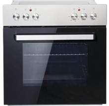 Backofen mit Bedienknöpfen und Glastür