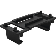 Schwarze Montagehalterung für Befestigungszwecke