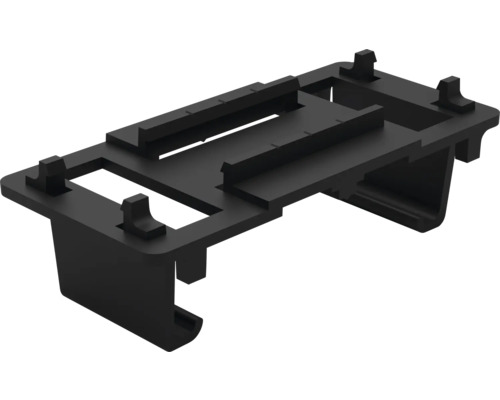 Flat Kreuzverbinder 29 - 58 mm Schwarze Montagehalterung für Befestigungszwecke