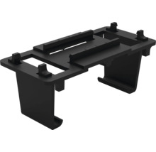 Schwarze Gerätehalterung