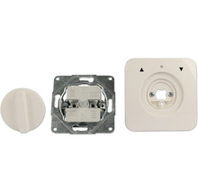 Drehdimmer Einsatz mit Abdeckung und Dimmerknopf