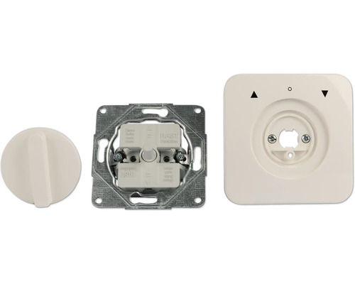 Drehdimmer Einsatz mit Abdeckung und Dimmerknopf
