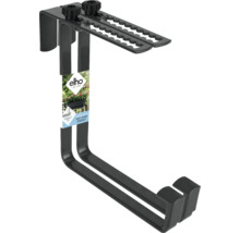 Balkonkastenhalterung aus Metall mit Einstellschrauben