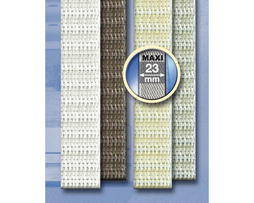 Verschiedene Muster für Rollos, Breite 23 mm