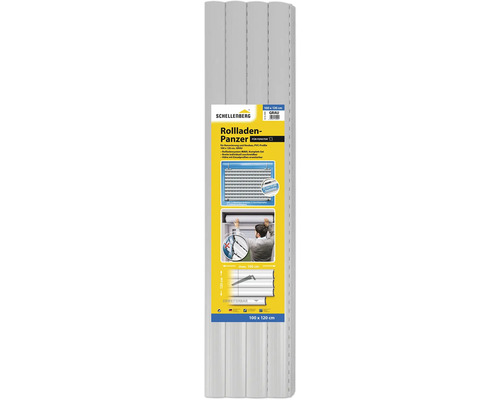 Schellenberg Rollladenpanzer fuer Fenster, PVC-Profile, 100x120 cm