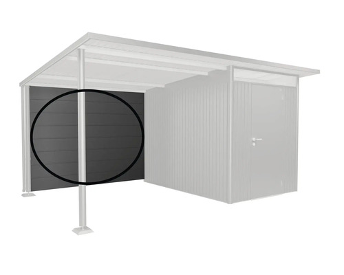 Seitenwand für Unterstand