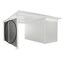 Metallcarport mit Seitenwandelement