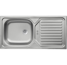 Edelstahlspüle mit Abtropffläche