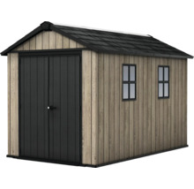 Gartenschuppen mit Doppeltür und zwei Fenstern