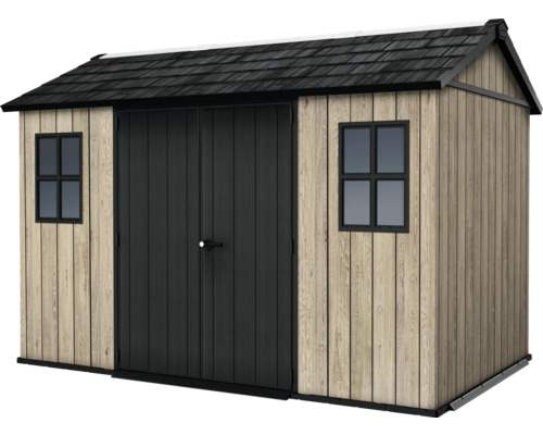 Gartenhaus mit Doppeltür und Fenstern