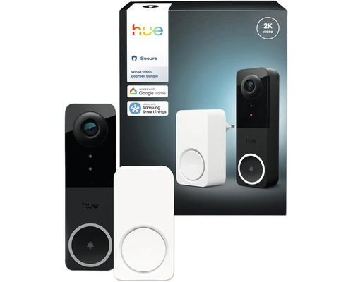 Hue Video-Türklingel-Bundle mit 2K Videoauflösung