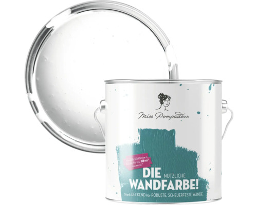 Farbeimer mit geöffnetem Deckel der Marke Miss Pompadour