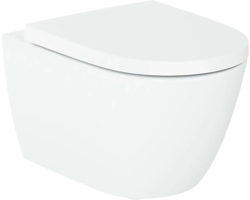Wand-Tiefspülklosett mit WC-Sitz