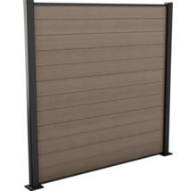 Gartenzaun aus Holz mit Rahmen