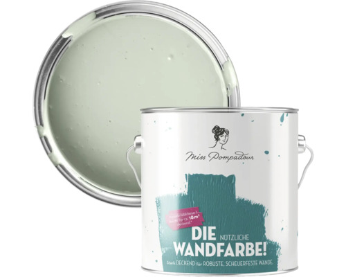 Farbeimer Miss Pompadour mit geöffnetem Deckel