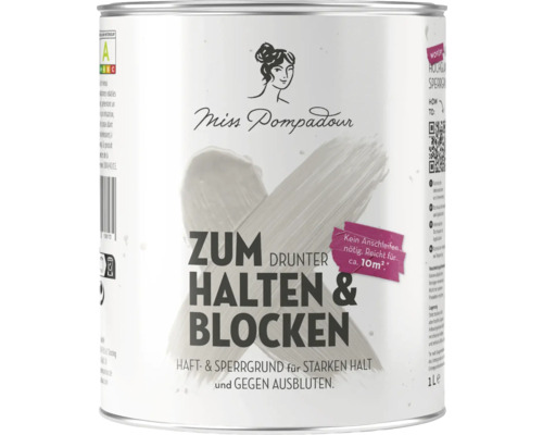 Miss Pompadour Haft- und Sperrgrund für starken Halt, 1 Liter