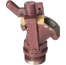 Gartensprenger aus Metall mit Hebel