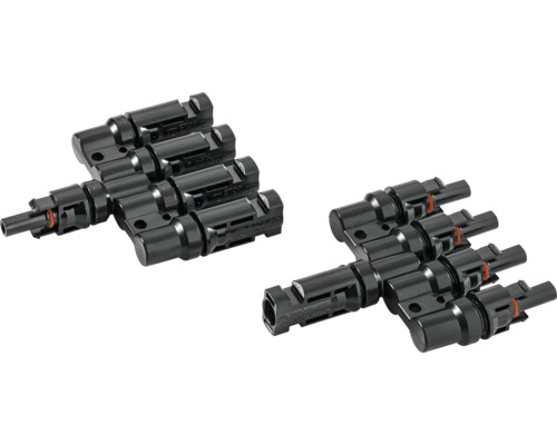 Zwei Solarmodul Y-Stecker für Parallelschaltung