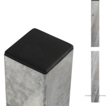 Vierkantrohrpfosten mit Abdeckung