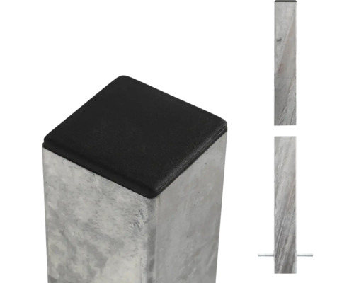 Vierkantrohrpfosten mit Abdeckung