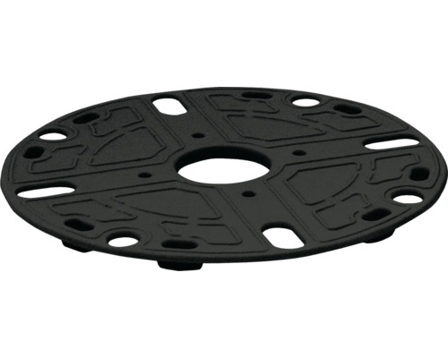 Runde Baumscheibe aus Kunststoff mit Aussparungen