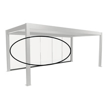 Pergola mit Glasschiebewand