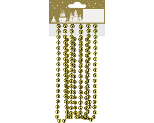 Girlande mit goldenen Kugeln zur Dekoration