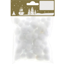 Packung mit Dekoschneebällen