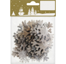 Verpackung mit Holzschneeflocken zur Dekoration