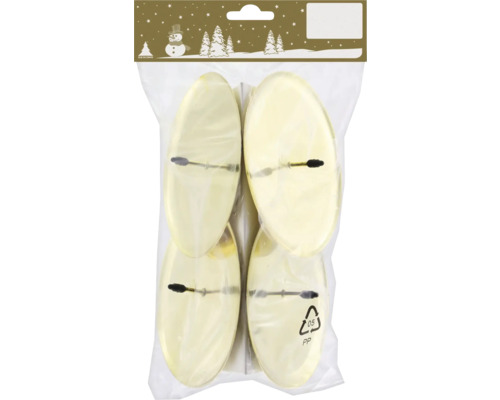 Viererpackung Geroma LED-Teelichter in Kunststoffverpackung