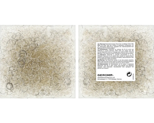 Dekoratives Flower-Hair aus leitfähigem Draht in Verpackung.