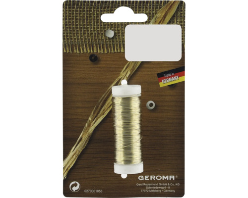 Golddraht auf Spule für Bastelarbeiten